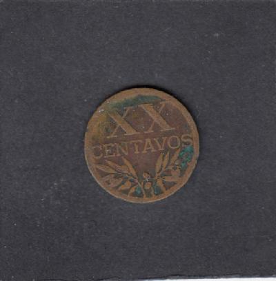 Beschrijving: 20 Centavos  